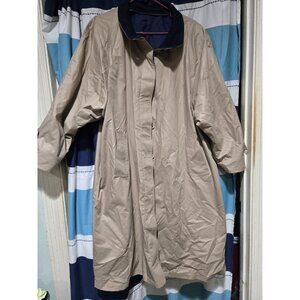 London Fog Ladies‎ Trench Coat Sz 24 1/2 Tan
